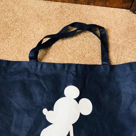 Mickey Mouse Disney Store Reusable Blue Tote Bag - 25" x 10" x 18" - Picture 8 of 9